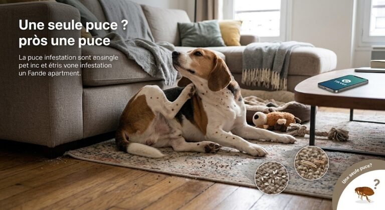 🪳 Une seule puce peut-elle vraiment envahir toute votre maison ?